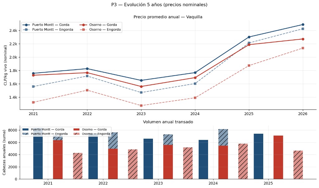 Evolución 5 años